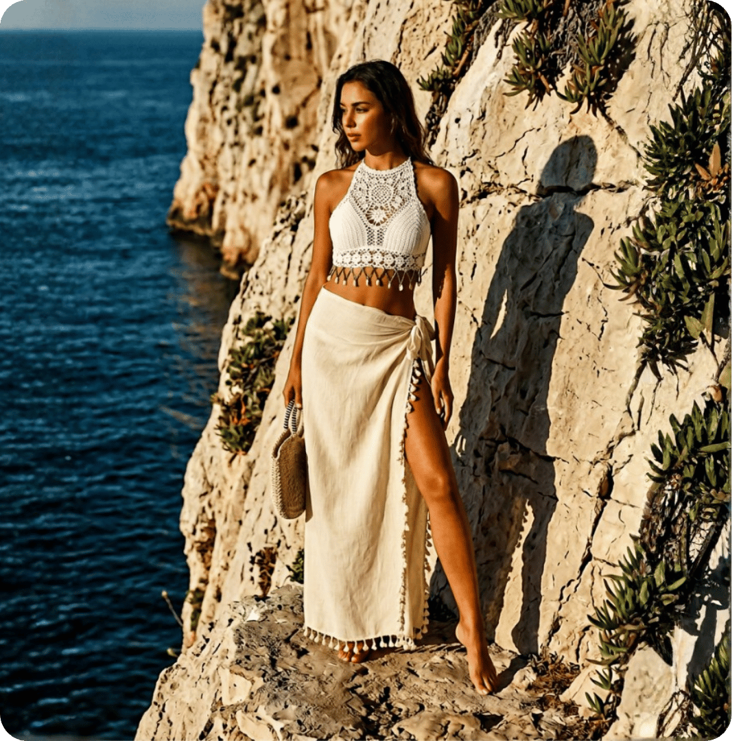 Tanira Swim - Cover Up Quastenrock